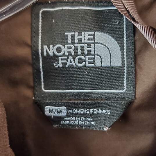 The North Face Womens Pink Cropped Puffer Jacket Size M image number 3