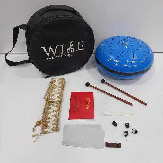 WIE Harmony Steel Tongue Drum & Accessories in Bag image number 1
