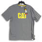 NWT Mens Gray Yellow Short Sleeve Crew Neck Pullover T-Shirt Size M image number 1