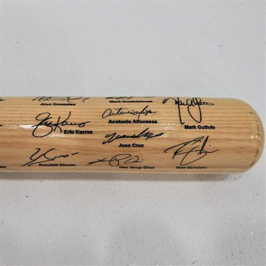 2003 Chicago Cubs National League Division Champs Bat Limited Edition Engraved image number 5