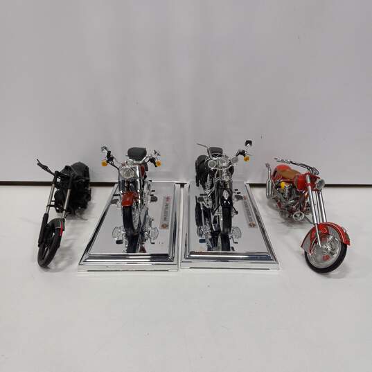 Bundle of 4 Assorted Motorcycle Models image number 3