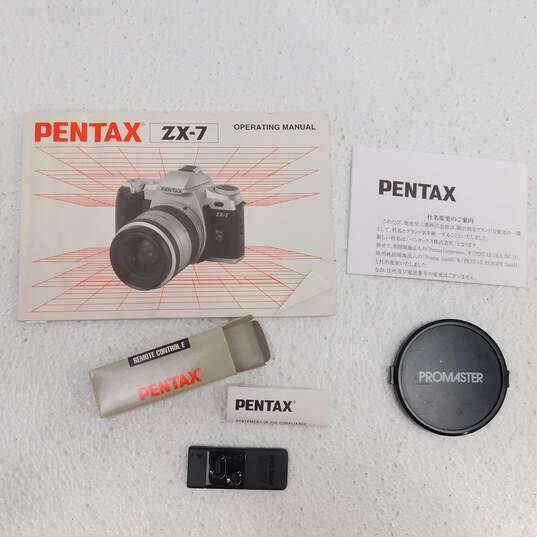 Pentax ZX-7 35mm Film Camera w/ Promaster AF 28-105mm Lens image number 7