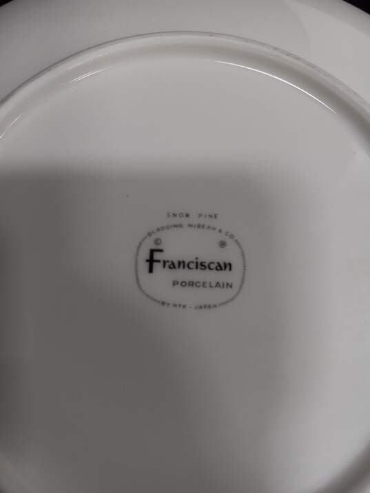 Franciscan Porcelain Snow Pine Dinnerware image number 6