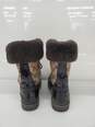 Women Coach fur Round-Toe Boots Size-7.5 image number 5