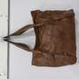 Vintage Minimalist Genuine Leather Shoulder Bag Tote image number 2