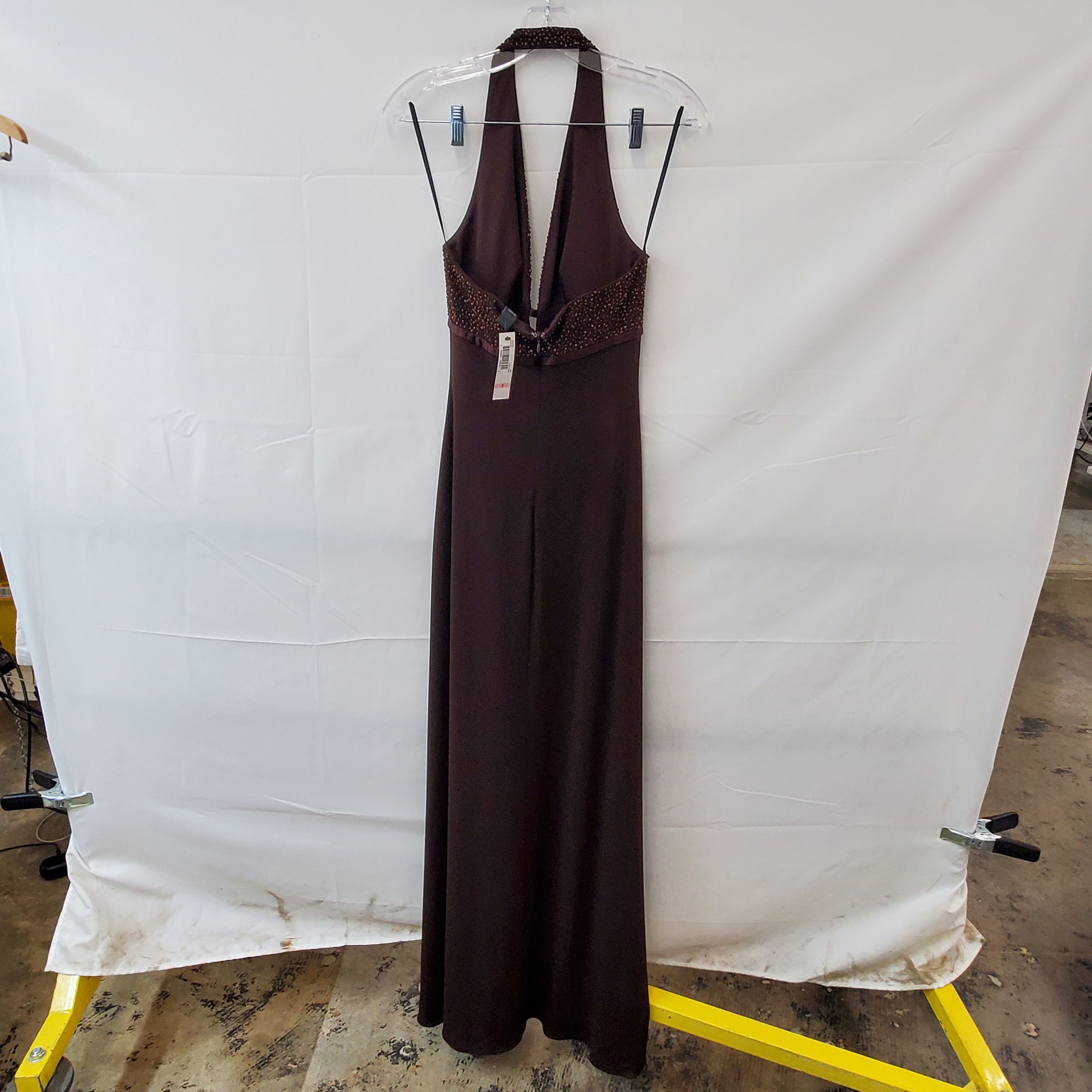 Buy Cinq À Sept Izzy Embellished Jersey Halter Gown - Black At 70% Off |  Editorialist