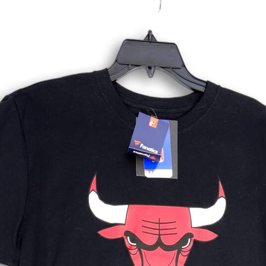 NWT Mens Black Red Chicago Bulls Zach Lavine #8 Basketball T-Shirt Size XL image number 3