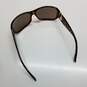 AUTHENTICATED Marc by Marc Jacobs Rectangular Brown Tort Sunglasses image number 3