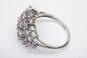 14K White Gold Cubic Zirconia Ring (SZ 7.0) image number 3