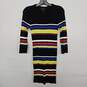 Multi-Colored Striped Sweater Dress image number 1
