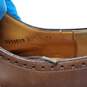 MENS SALVATORRE FERRAGAMO BROWN LEATHER CAPPED LOAFERS image number 6