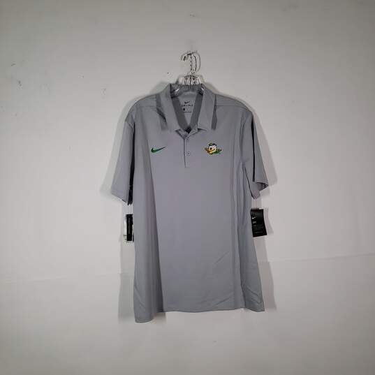 NWT Mens Dri Fit Short Sleeve Collared Golf Polo Shirt Size Large image number 1