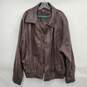 Danier MN's Genuine Leather Brown Bomber Jacket Size XL image number 1