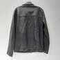 Calvin Klien Men's Black Leather Full Zip Jacket Size S image number 2