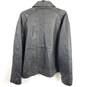Covington Men Black Leather Jacket XXL image number 2