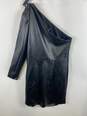 Express Women Black Faux Leather Dress L NWT image number 3