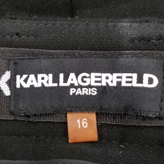 Karl Lagerfeld Women Black Pants 16 image number 3