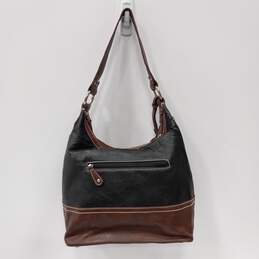 Nocona Black Faux Leather Hobo Bag Purse