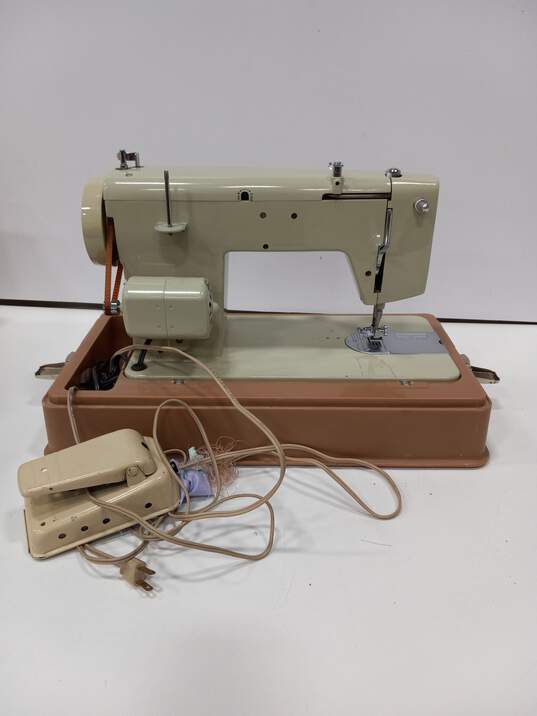 Wards Signature Sewing Machine w/ Case image number 2