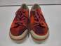 Women's Red Plaid Sneakers Size 9.5 image number 1