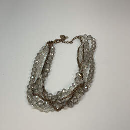 Designer Betsey Johnson Gold-Tone Multi Strand Adjustable Beaded Necklace alternative image