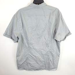 Ted Baker Men Navy Printed Button Up Shirt Sz 7 NWT alternative image