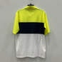NWT Mens Yellow Blue Perfect 11 Majors Bold Block Polo Shirt Size Medium image number 2