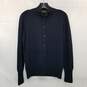 Loro Piana Baby Cashmere Navy Blue Button Up Sweater Size 44 image number 1