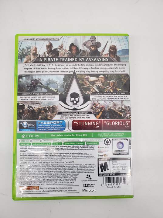 Xbox 360 ASSASSIN'S CREED: BLACK FLAG Game disc Untested image number 2