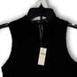 NWT Womens Black Lace Mock Neck Sleeveless Pullover Blouse Top Size XS image number 3