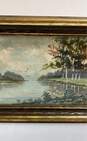 Panoramic Landscape Watercolor by Edwin Allsaints Gates Signed. Impressionist image number 5