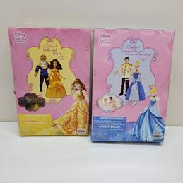 Lot of 2 Disney Princess Doll Accessories Sets - Beauty and the Best Cinderella NEW alternative image