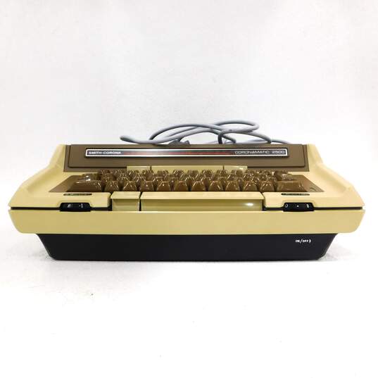 Smith Corona Coronamatic 2500 Portable Electric Typewriter W/ Case image number 6