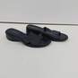 Liz Claiborne Black Wedge Sandals Size 7.5 image number 5