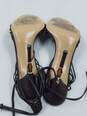 Authentic Gucci Brown Woven Sandals W 10.5B image number 5