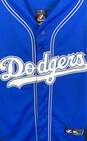 Majestic Mens Blue Los Angeles Dodgers Short Sleeve Baseball-MLB Jersey Size S image number 3
