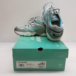 Apex K21 Women's Shoes Silver Sea Blue Size 9W