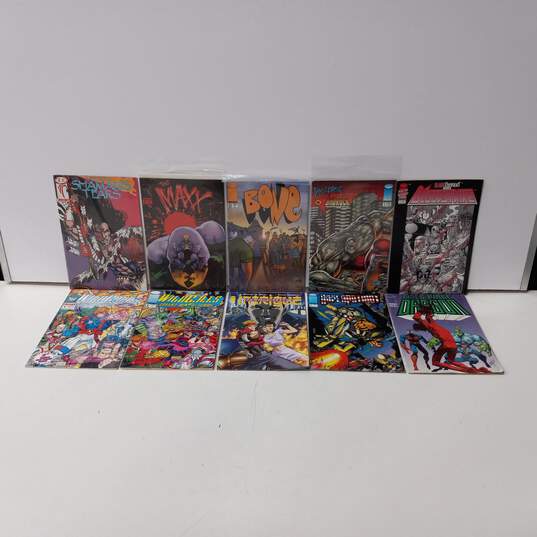 Bundle of Ten Assorted Image Comic Books image number 1