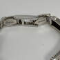 Designer Brighton Silver-Tone Rhinestone Swirl Bar Link Chain Bracelet image number 4