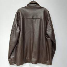 Wilson Leather Men's Brown Leather Jacket Size L alternative image
