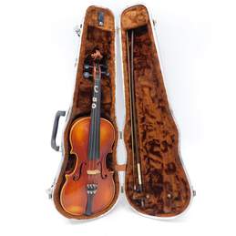 VNTG Karl Knilling Brand 1/2 Size Violin w/ Case and Bow alternative image