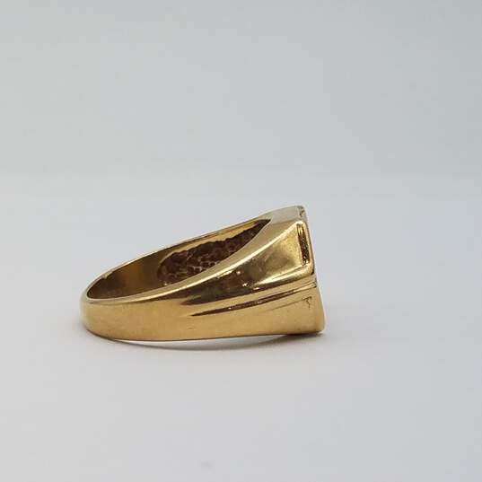 10k Gold Diamond Sz 8 3/4 Ring 6.7g image number 3