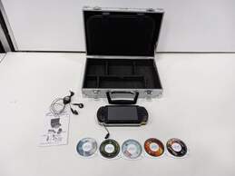 Sony PlayStation Portable Handheld Console & Accessories w/ Metal Case