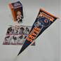 Chicago Bears McDonald's Urlacher Bobblehead Unpunched Cards & Pennant Flag image number 1