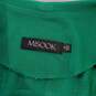 Misook Green Textured Open Front Cardigan Jacket Size M image number 3
