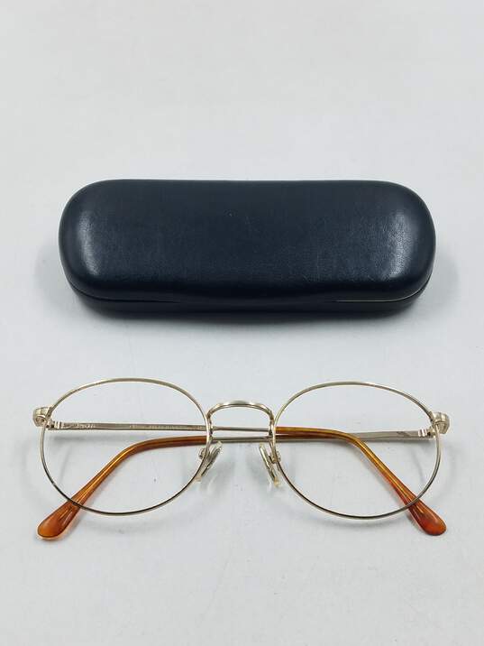 Polo Ralph Lauren Gold Round Eyeglasses image number 1
