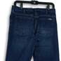 Womens Blue Medium Wash Pockets Original Denim Straight Leg Jeans Size 6R image number 4