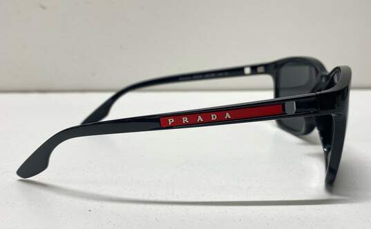 Prada Sport Polarized SPS02W Sunglasses Glossy Black One Size image number 5