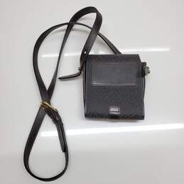 AUTHENTICATED BALLY CANVAS WALLET LEATHER STRAP CROSSBODY alternative image