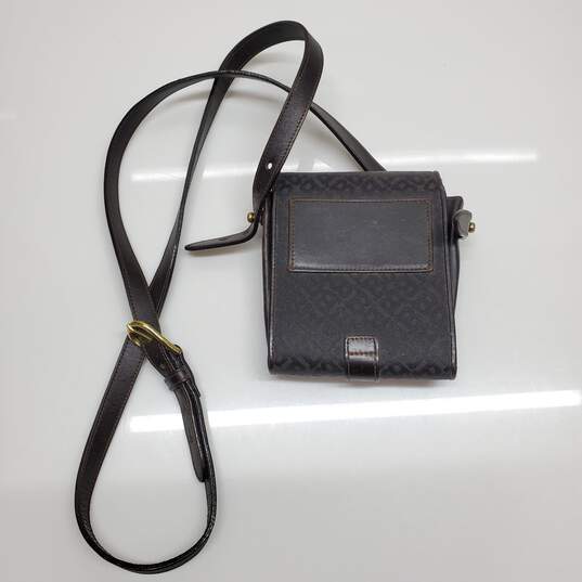 AUTHENTICATED BALLY CANVAS WALLET LEATHER STRAP CROSSBODY image number 2